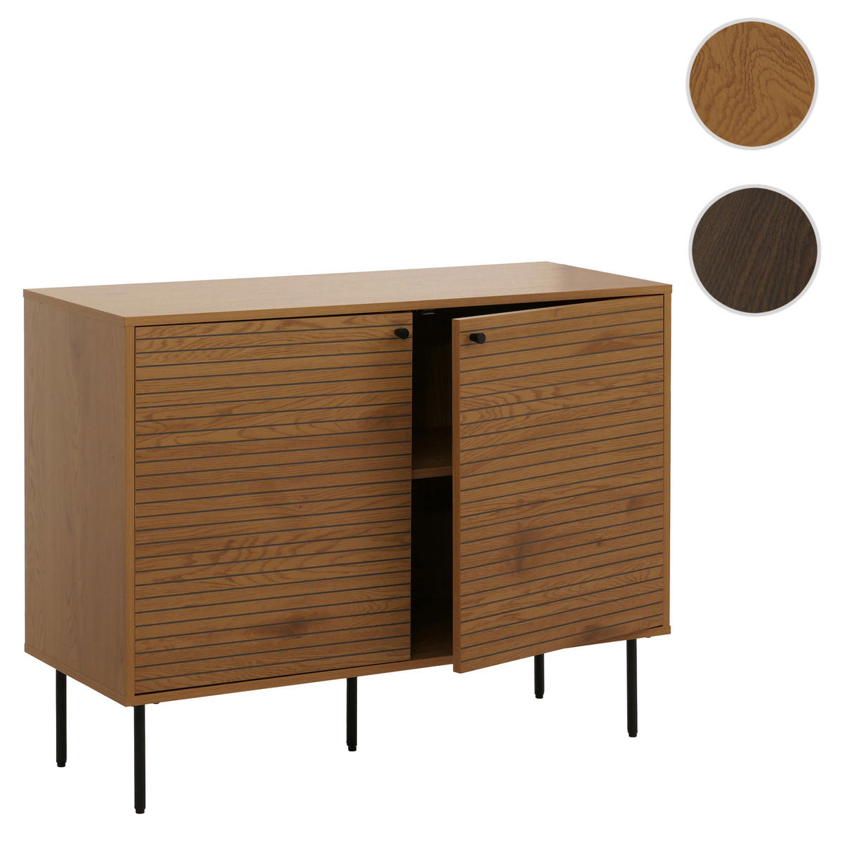 SIDEBOARD Braun - Braun, Holz (110/86/40cm) - MCW
