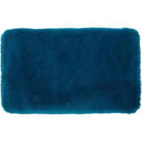 BADTEPPICH Deluxe PETROL 70X120CM - Petrol, Textil (120/70cm)