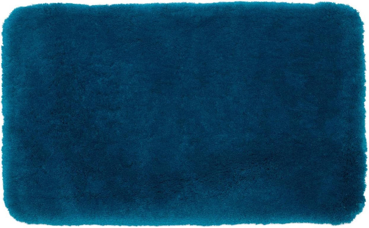 BADTEPPICH Deluxe PETROL 70X120CM - Petrol, Textil (120/70cm)