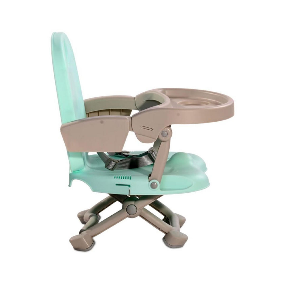 HOCHSTUHL Ego 2 in 1 grün Sitzerhöhung Boostersitz Tisch abnehmbar klappbar - Grün, Kunststoff (37/49/35cm) - Lorelli