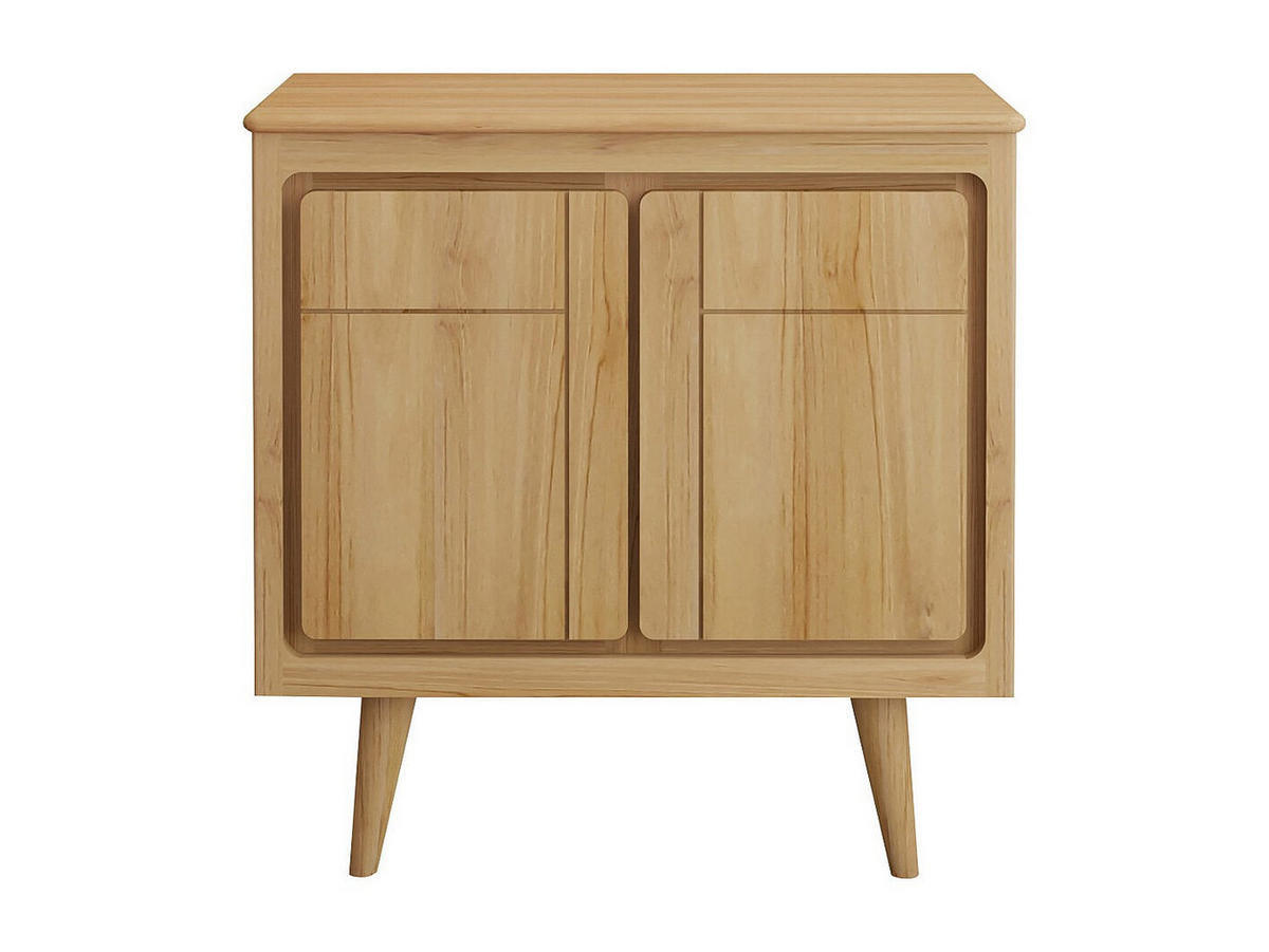 WASCHBECKENUNTERSCHRANK - 80 cmcm x 55 cmcm - Holz, Platte - Naturfarben Hell - BINTUNI - Naturfarben, Holz (80/80/55cm) - Vente-Unique