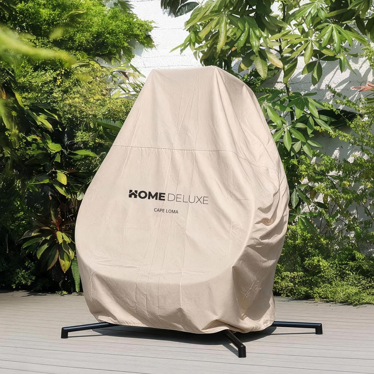 REGENABDECKUNG CAPE LOMA Beige - 2-Sitzer - Beige, Kunststoff (210/205/210cm)