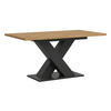 ESSTISCH Eiche, grau 150 - 190 cm, Küchentisch ausziehbar - Eiche Artisan/Grau, Holz/Holzwerkstoff (190/90/76cm) - Inn.Furn