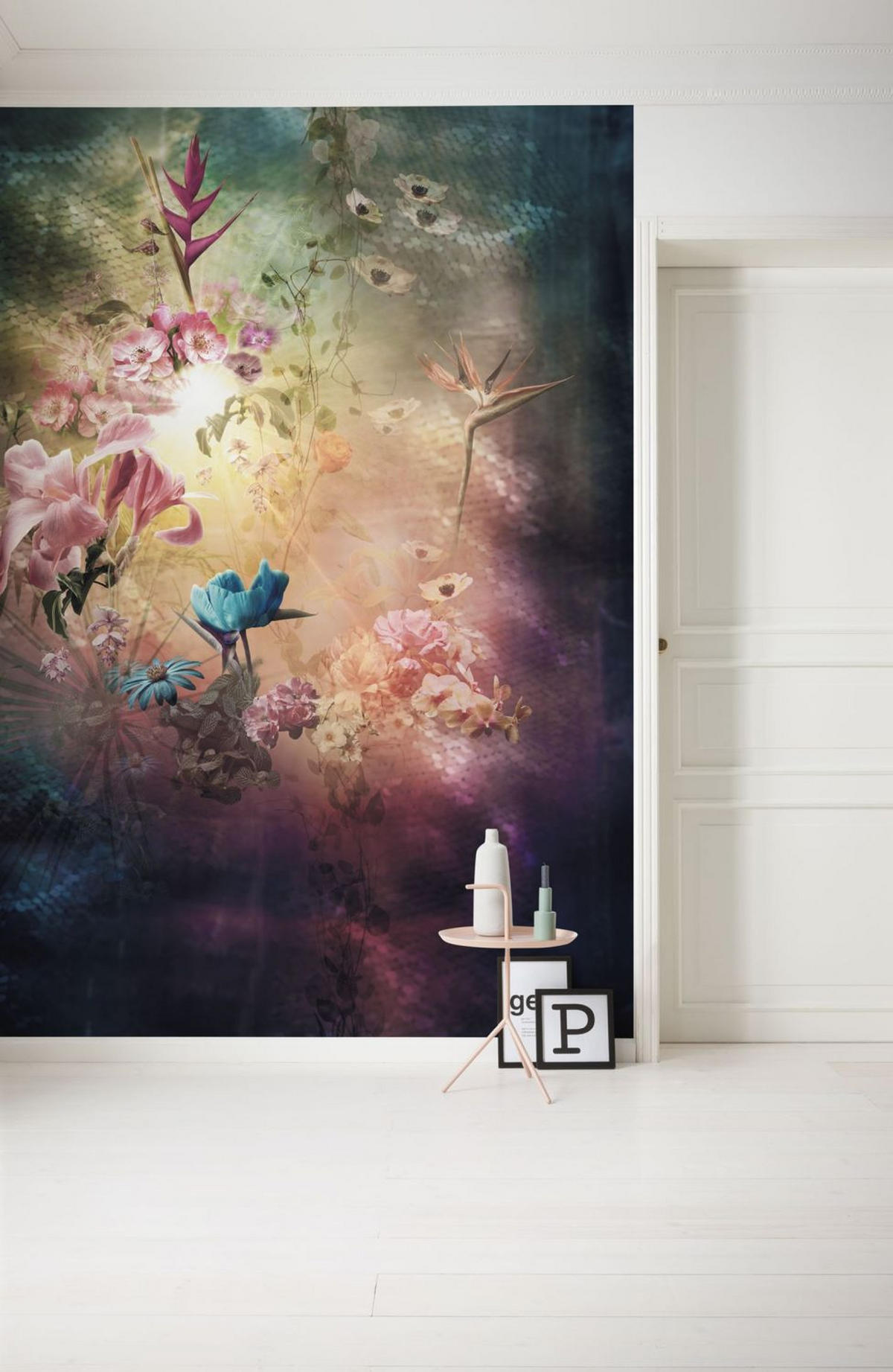 FOTOTAPETE Blumen 200 x 250 cm - Multicolor, Papier (200/250cm) - Sanders & Sanders