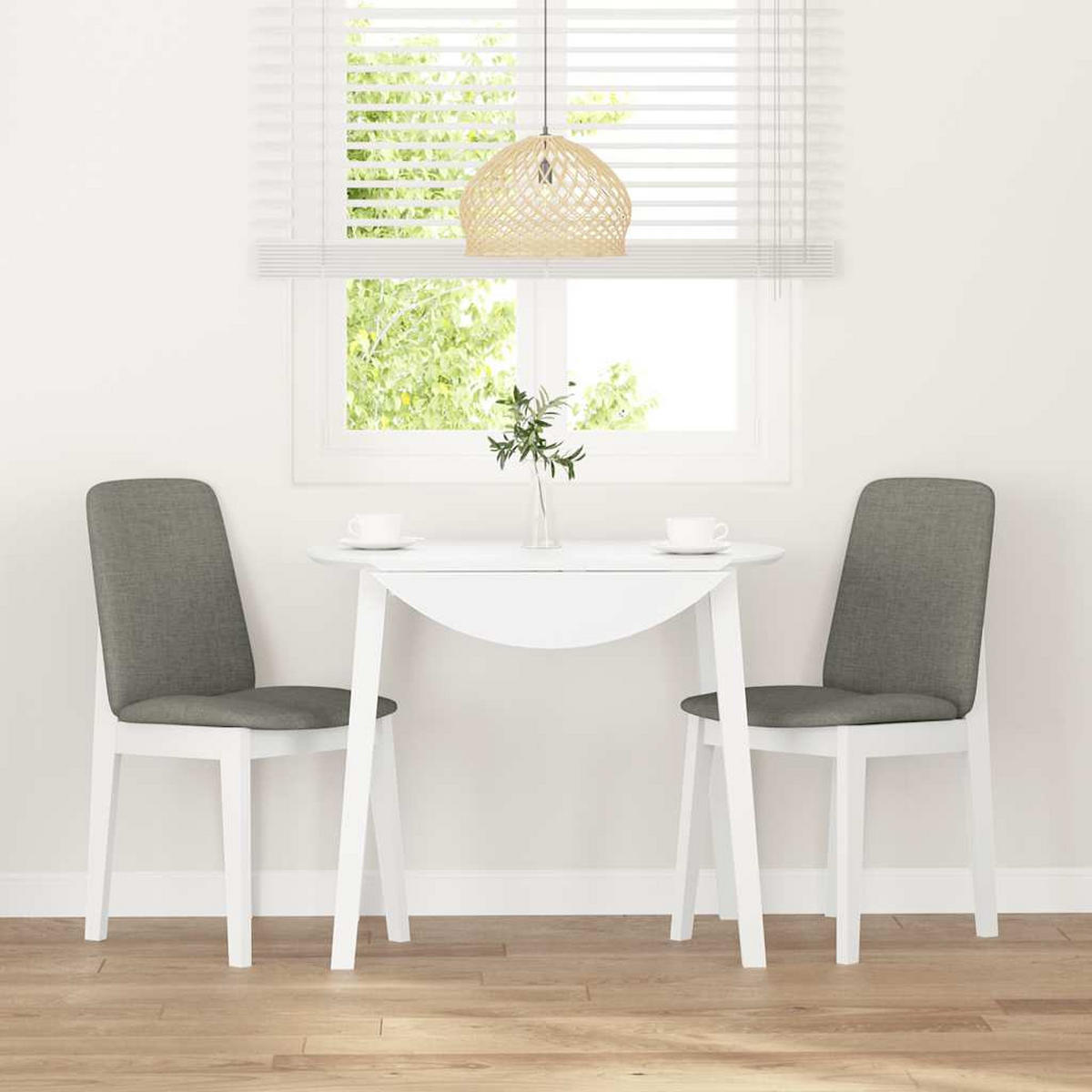 STUHL-SET 2 Stk Lohmar 43/86.5/56 cm - Weiß, Holz (43/86.5/56cm) - ZMH