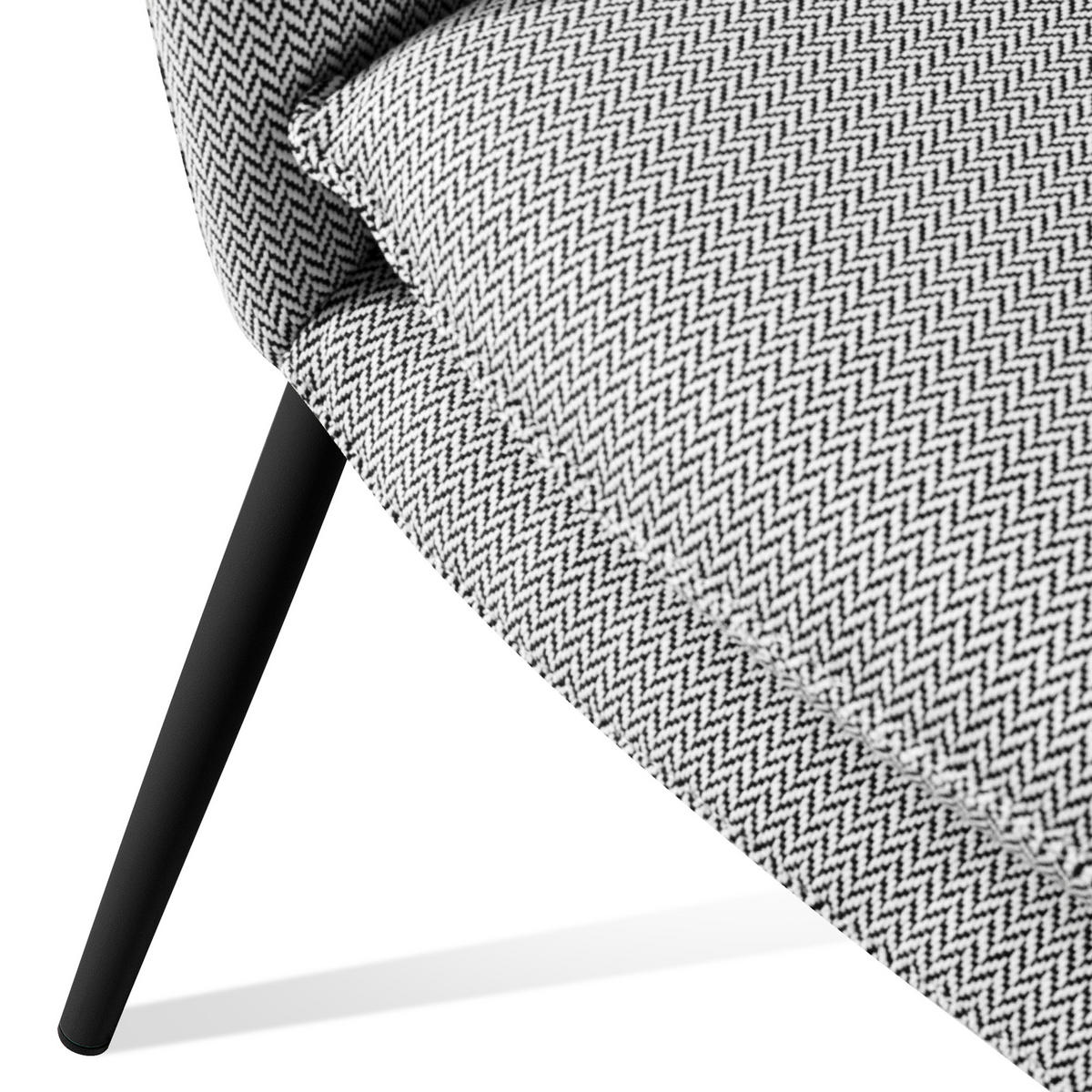 GARTENSESSEL SOLIS - Weiß, Textil/Metall (69/76/66cm) - KONSIMO®