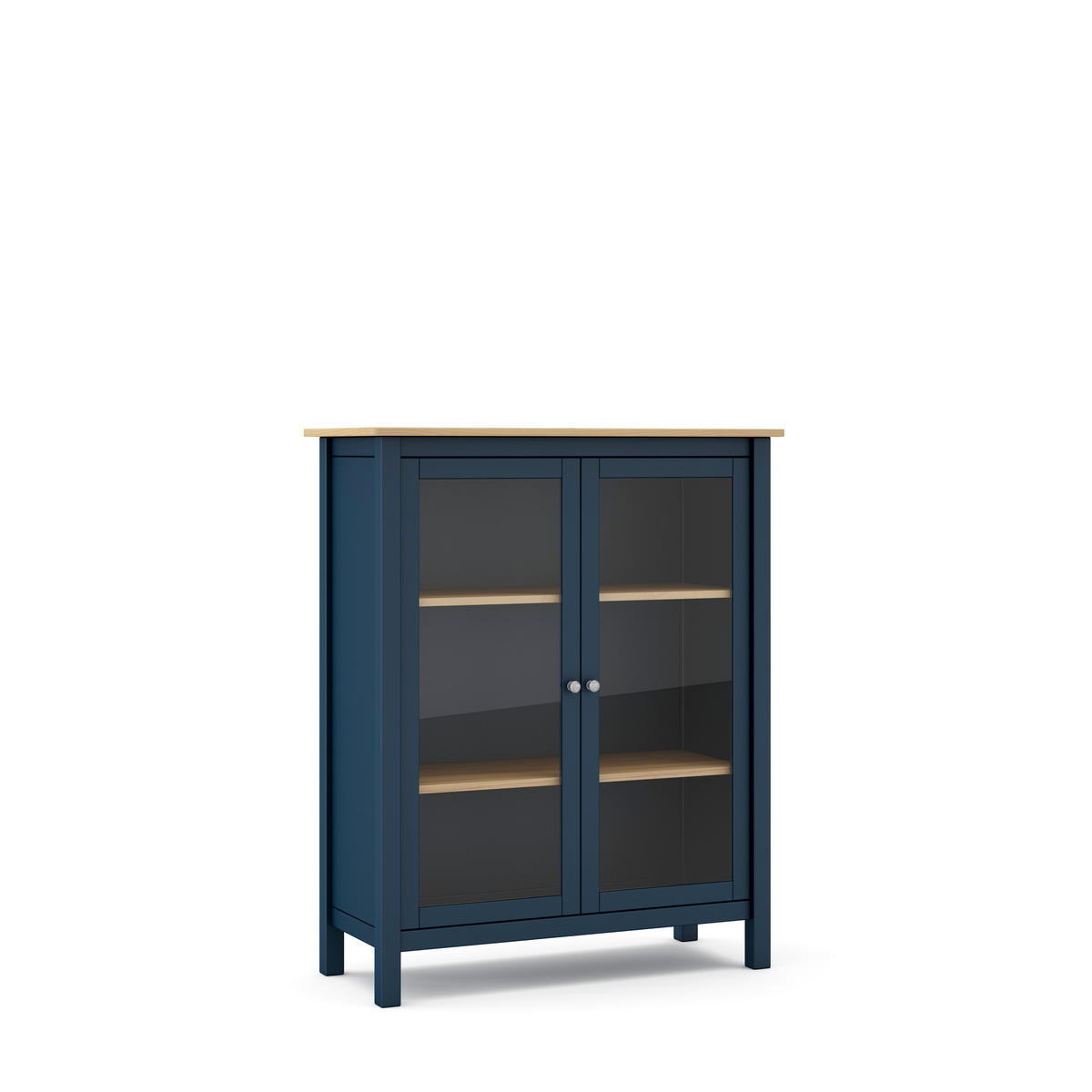 ESSZIMMERSCHRANK Misti Blau 90/40/110 cm - Blau, Holz (40/110/90cm) - Calicosy