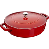BRÄTER Chistera Kirsche - ø 28 cm / 3.7 liter - Rot, Metall (28cm)