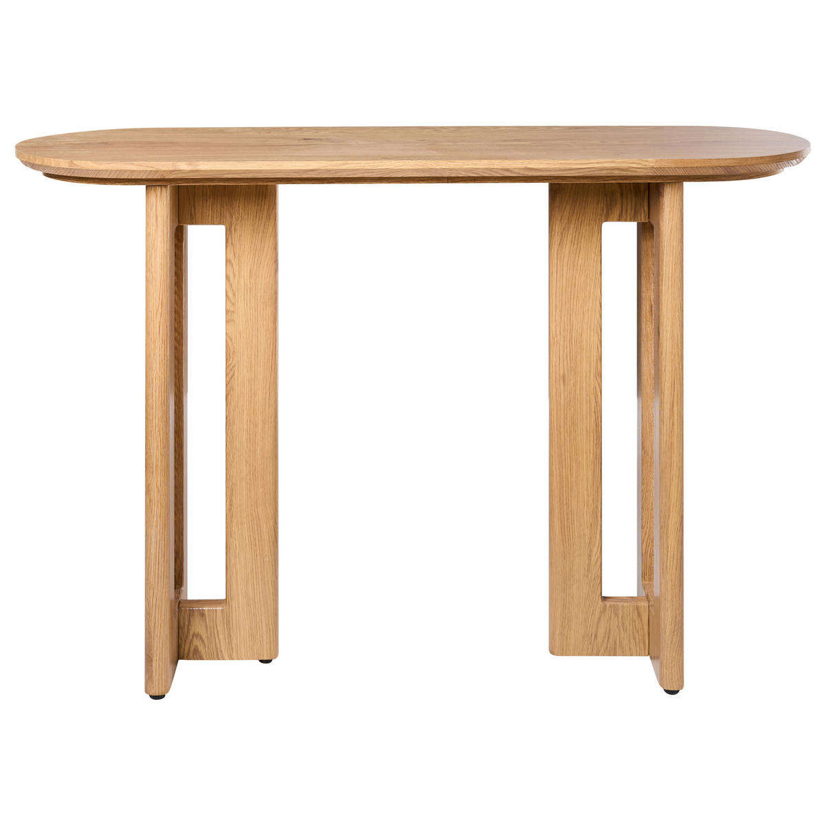 KONSOLENTISCH Hellbraun Karlo - Hellbraun, Holzwerkstoff (120/80/40cm) - Beliani