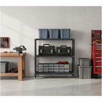 SCHRAUBREGAL PANDA SMALL | HxBxT 100x90x30cm | 3 Fachböden | Fachlast 100kg | Anthrazit - Anthrazit, Metall (90/100/30cm) - PROREGAL