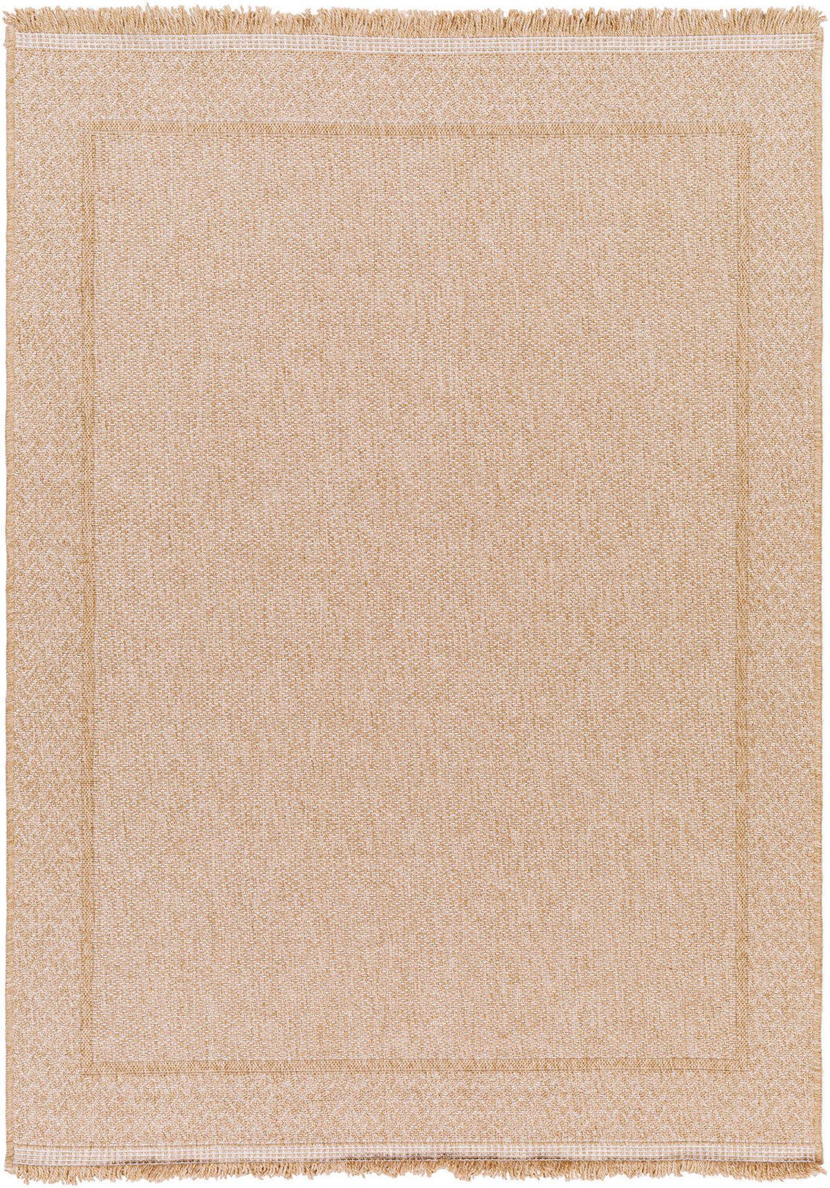 OUTDOORTEPPICH Jute-Optik 120x170 cm Beige - Braun, Kunststoff/Textil (120/170cm) - LIVABLISS