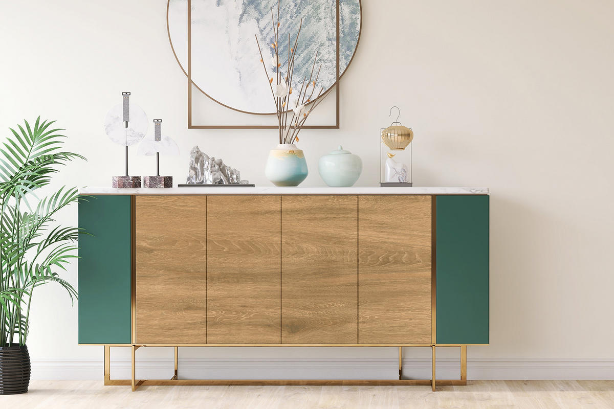 MÖBELAUFKLEBER 100x50 cm Holzmuster - Braun, Kunststoff (100/50/50cm) - TULUP