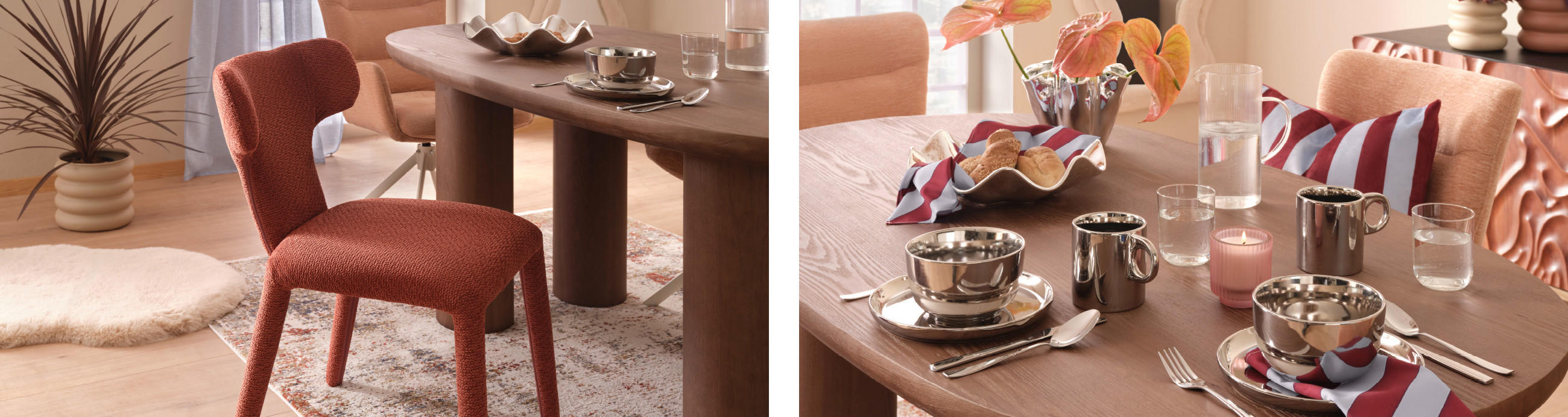 Bold Seventies Speisezimmer