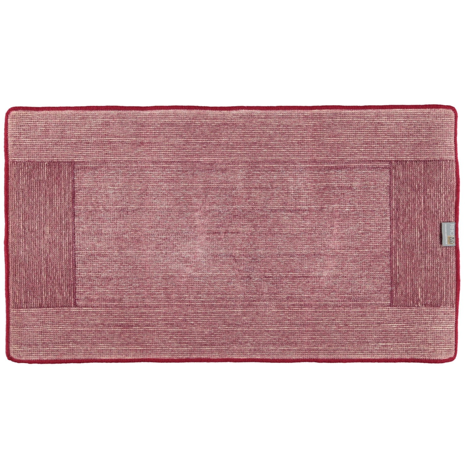 BADTEPPICH VERSAILLES BORDEAUX-LUREX - 407 - Rot, Textil (65/115cm) - Rhomtuft