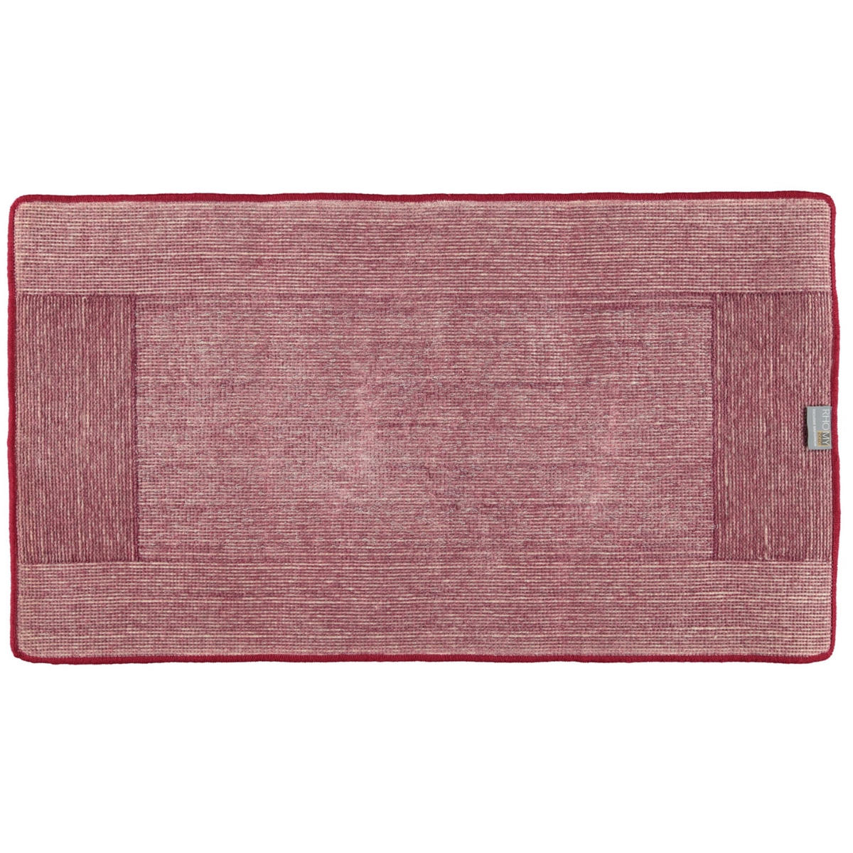 BADTEPPICH VERSAILLES BORDEAUX-LUREX - 407 - Rot, Textil (65/115cm) - Rhomtuft