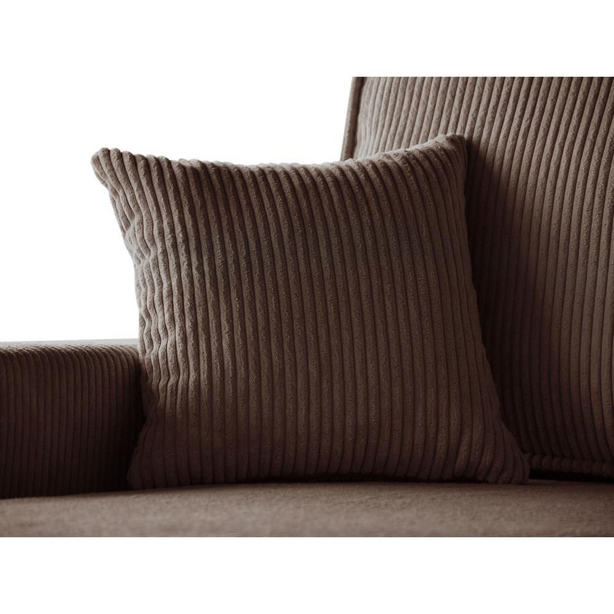ROHOVÁ ROZKLÁDACÍ POHOVKA Hektor, s funkcí spaní, hnědá - černá/hnědá, textil/plast (277/152cm) - Beautysofa