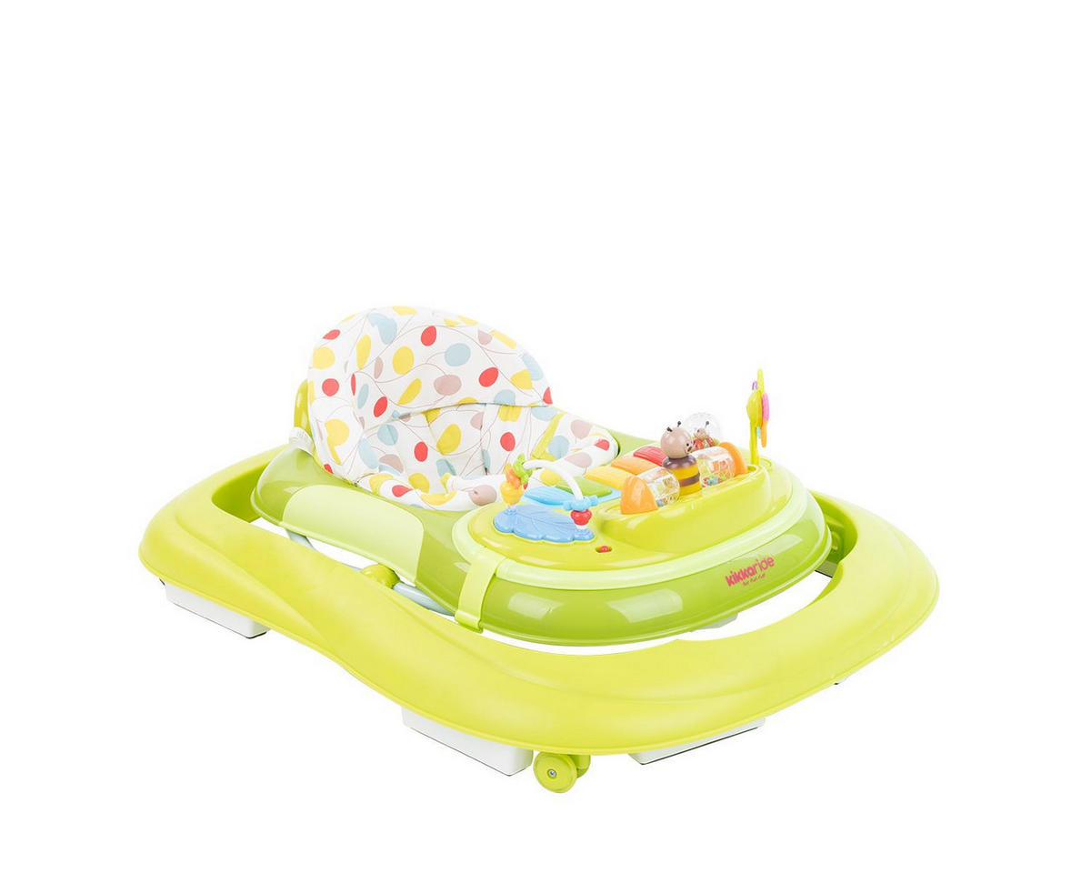 LAUFLERNHILFE Flowers grün 3-fach höhenverstellbar Spielcenter Licht faltbar - Grün, Kunststoff (65/80/52cm) - Kikka boo