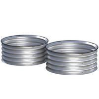 HOCHBEET aus Metall, 2er Set Blumenkasten, Gemüsebeet für Garten, Balkon, Silber - Silberfarben, Metall (60/30/60cm) - Outsunny