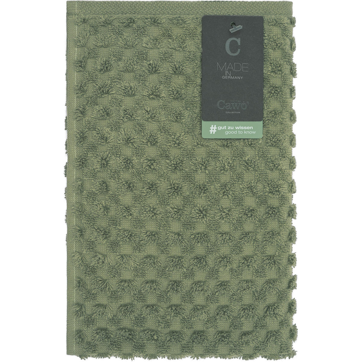 KÜCHENHANDTÜCHER CUISINE PRO UNI 520 OLIV - 497 - Grün, Textil (50/50cm) - Cawö