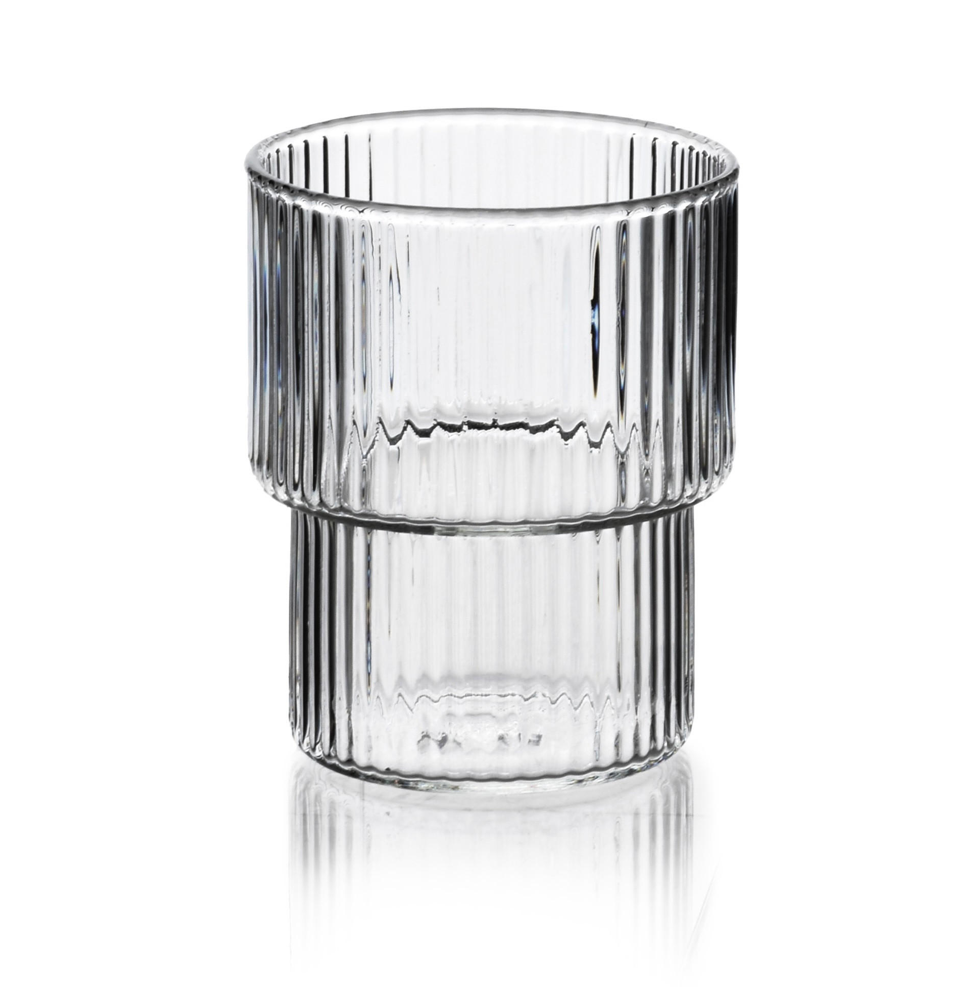 GLÄSER Ella 4er Set transparent 8/7/10 cm Glas - Transparent, Glas - Mondex