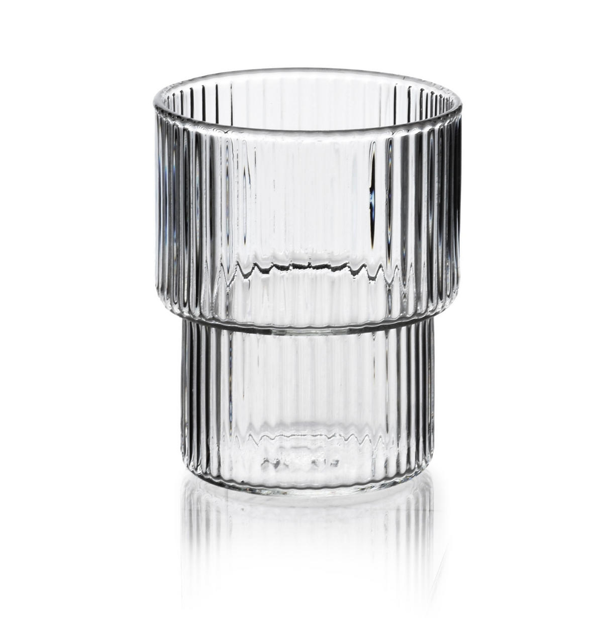 GLÄSER Ella 4er Set transparent 8/7/10 cm Glas - Transparent, Glas - Mondex