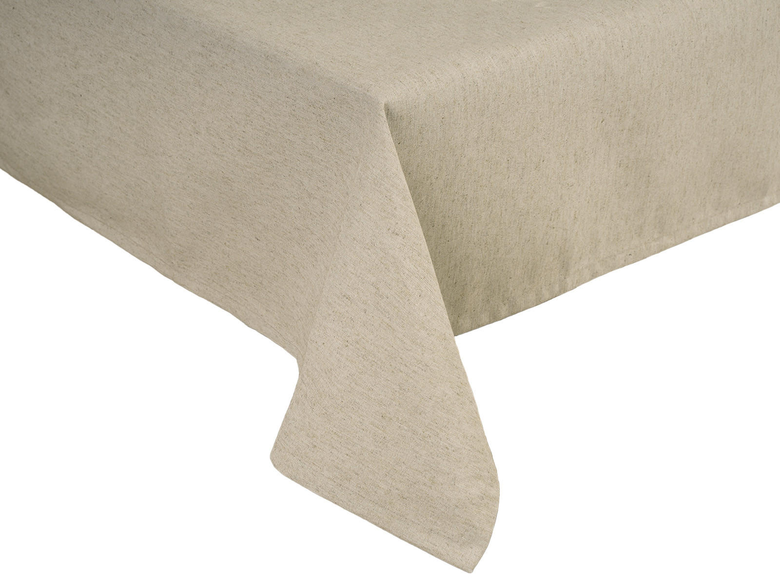 TISCHDECKE Wunschton melange-beige 130/130 cm - Beige, Textil (130/130cm) - beties Heimtextil