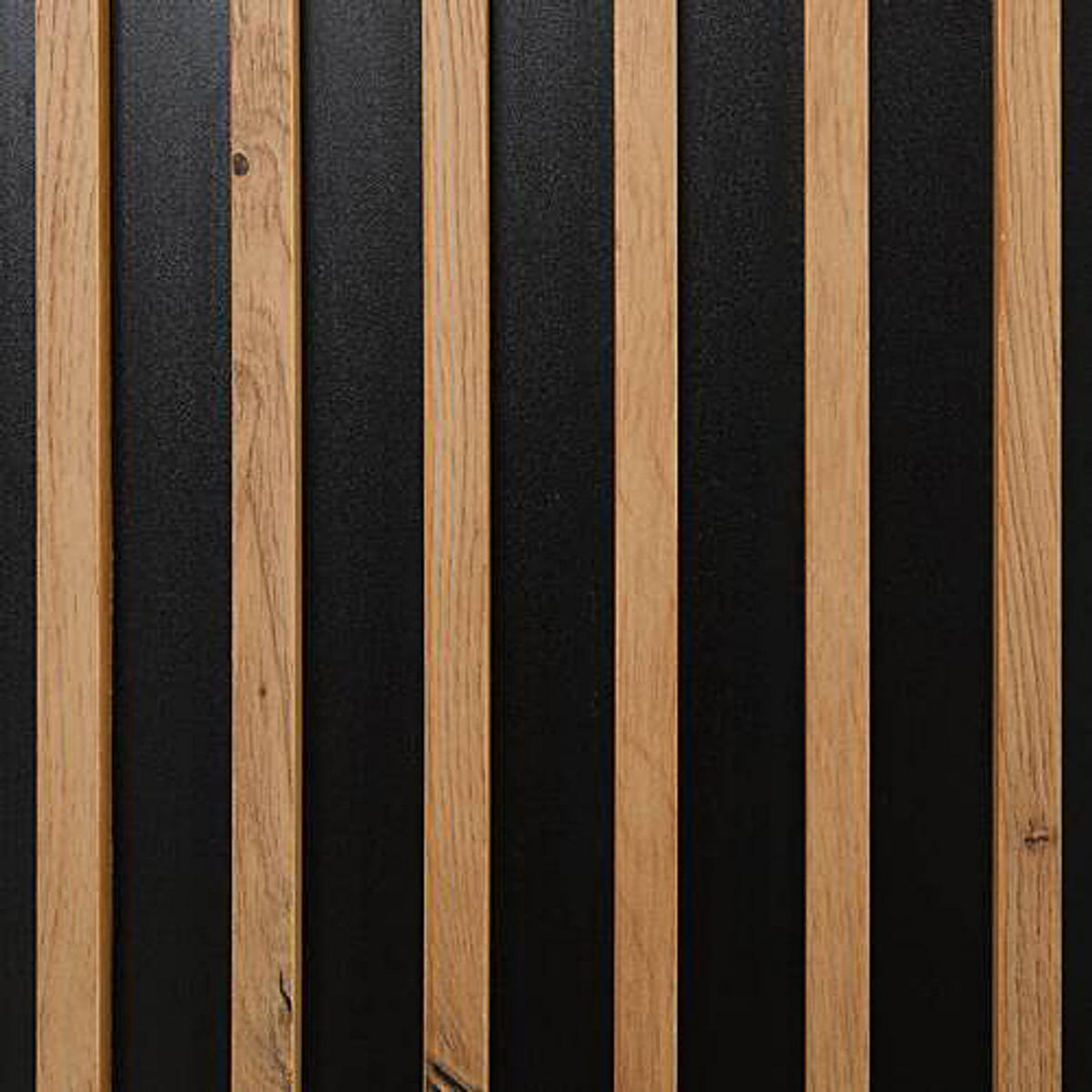 KOMMODE - Eiche Dekor - Schwarz/Braun, Holzwerkstoff/Metall (103/86/40cm) - home24