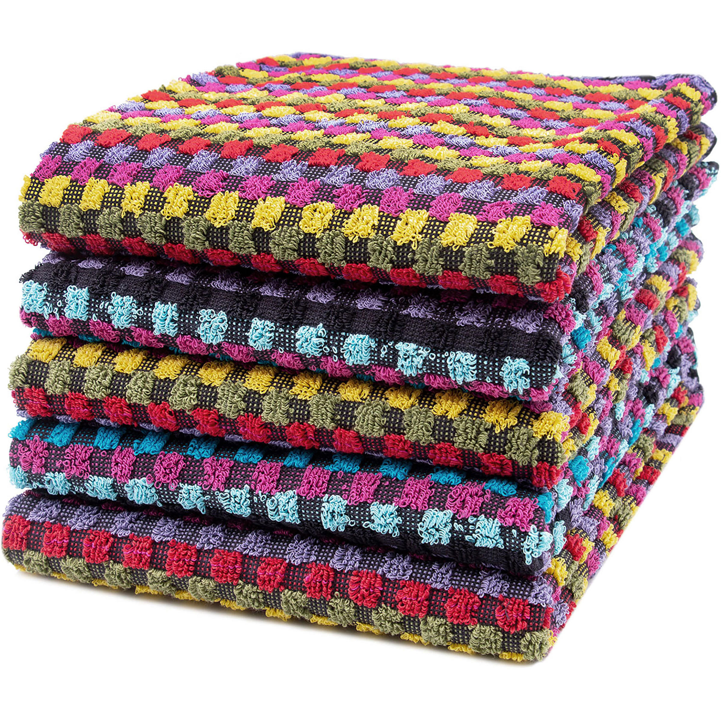 GESCHIRRTÜCHER, 5er-Set, 45x90 cm, 100% Baumwolle, bunt - Multicolor, Textil (45/90cm) - Zollner