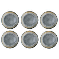 TELLER Genesis Ø27cm - 6er-Set - Erde - Grau, Keramik (27cm) - Björn