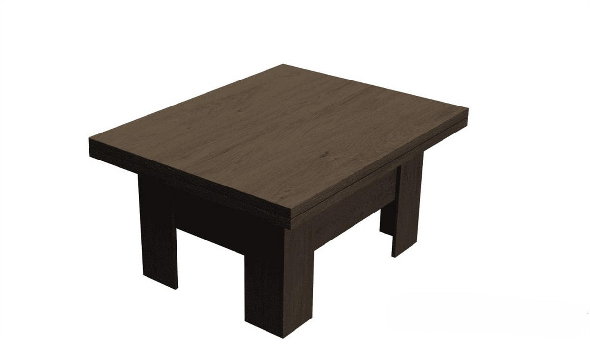 ESSTISCH ROKAR Ausziehbar 100 - 200 / 80 x 78 cm - Graubraun/Braun, Holz (100/80/78cm) - MASSENO