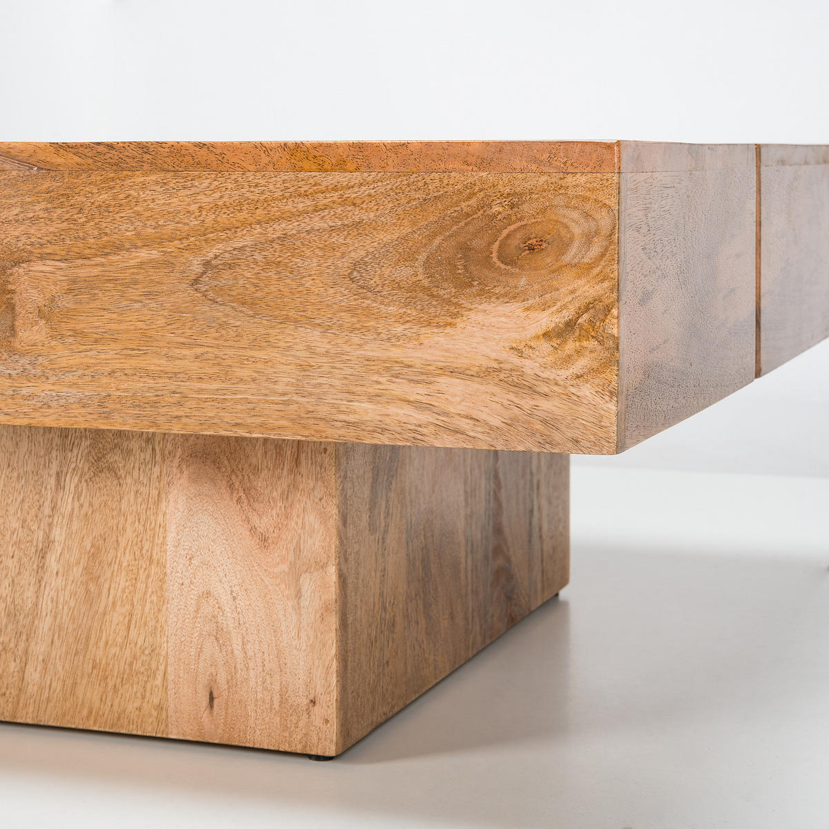 COUCHTISCH - Akazie massiv Dunkel - Akaziefarben, Holz (71/141/35cm) - home24