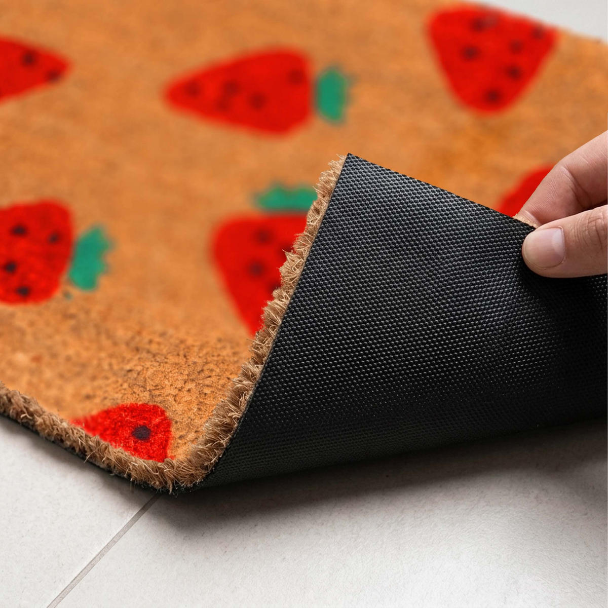 ROHOŽ - viacfarebná, textil/plast (60/40cm) - Relaxdays