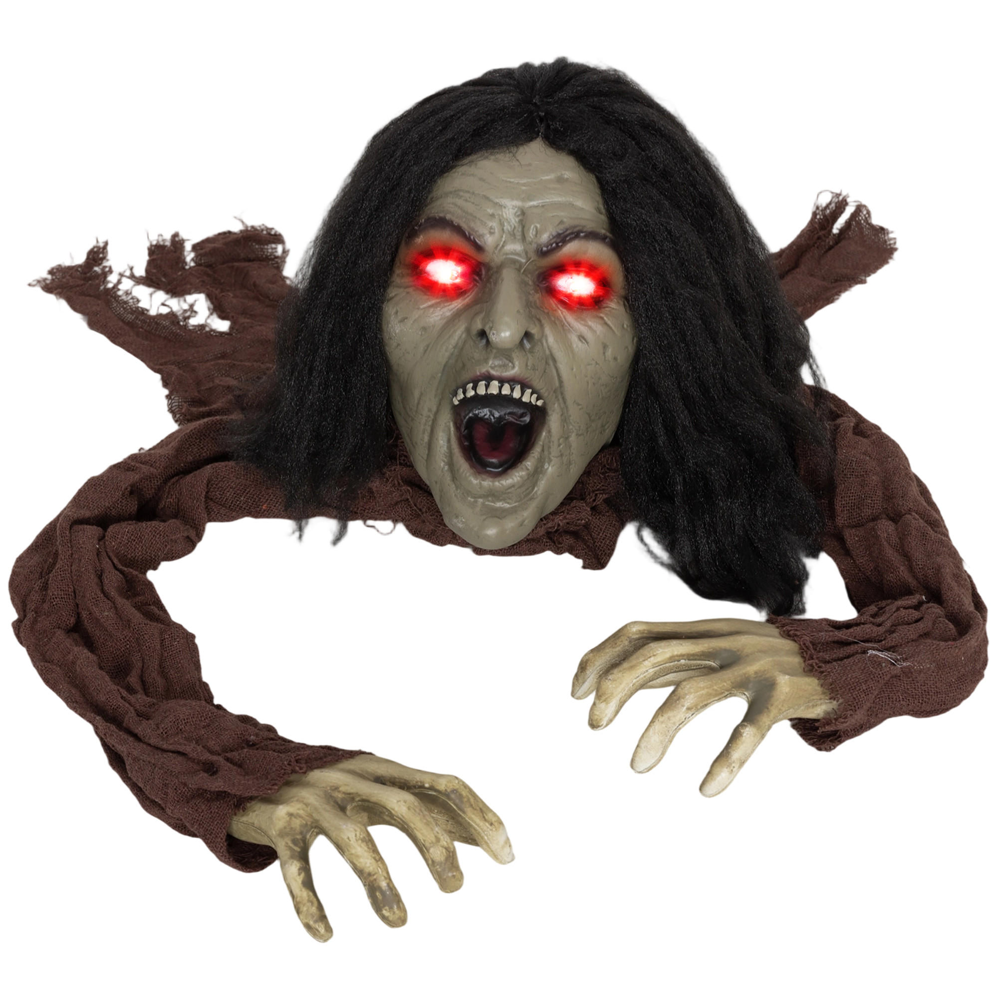 HALLOWEEN-DEKORATION Braun 140.0/60.0/20.0cm - Braun, Textil (60/20/140cm)