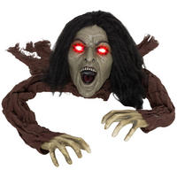 HALLOWEEN-DEKORATION Braun 140.0/60.0/20.0cm - Braun, Textil (60/20/140cm)