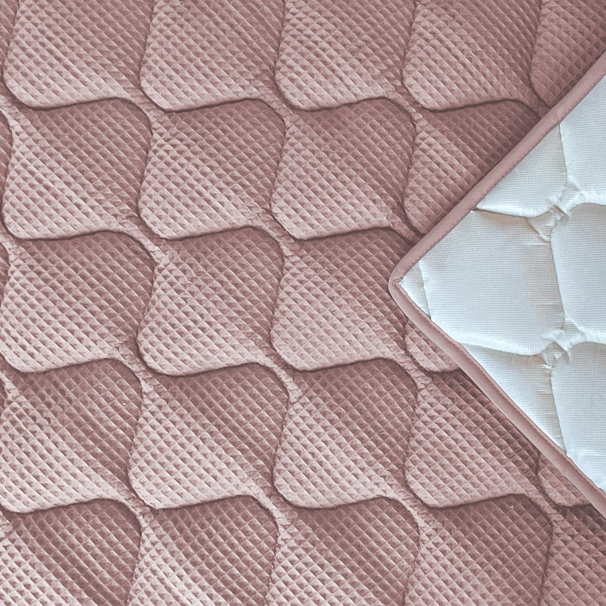 KRABBELDECKE Rosa 130x150cm - Rosa, Textil (130/150cm) - Sanosoft