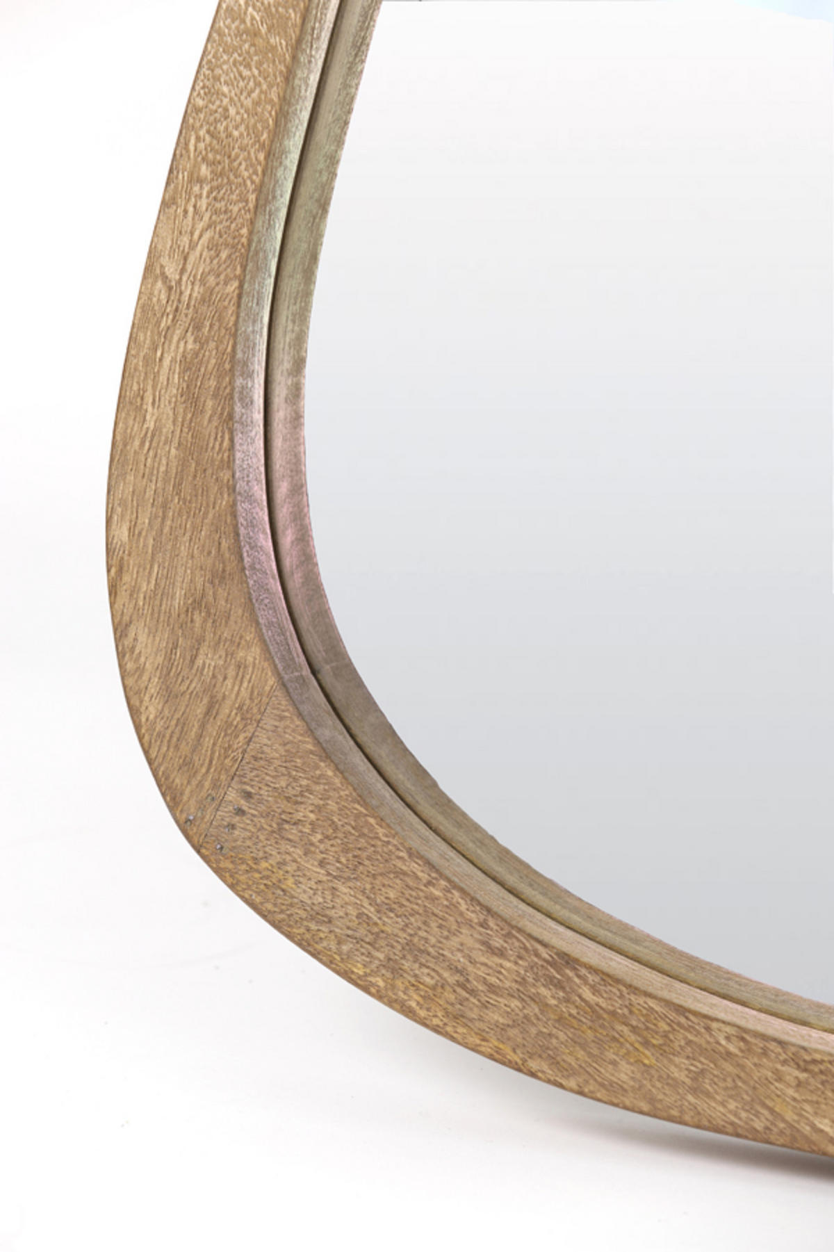 SPIEGEL Sonora Braun 120/5/80 cm - Dunkelbraun, Holz (5/80/120cm) - Light & Living