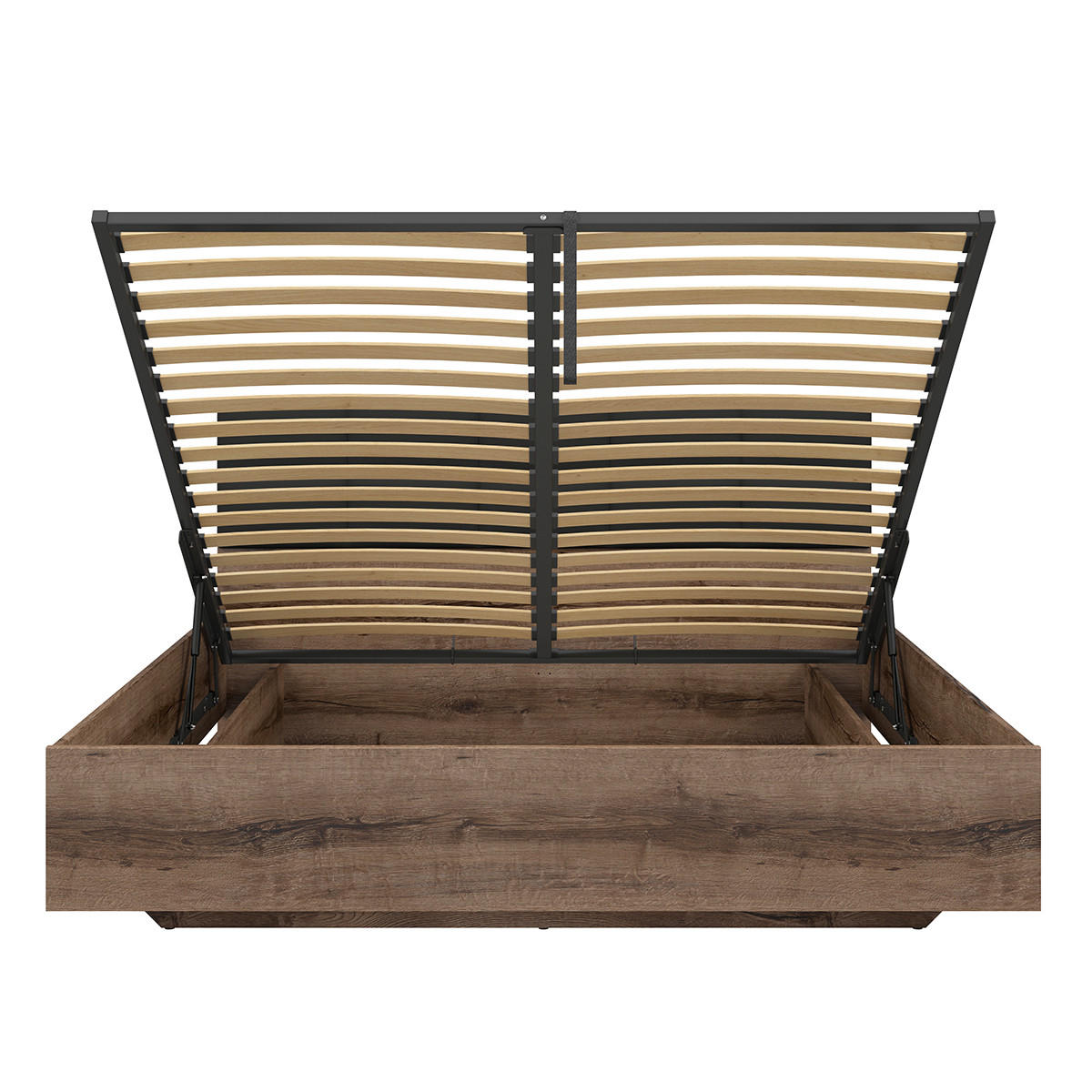 BOXSPRING POSTEĽ 180/200 Romane Drevo - hnedá, kompozitné drevo (180/200cm) - Petits-meubles