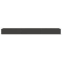 TV-LOWBOARD Veldio hängend Schwarz 300/28/32 cm - Schwarz, Holzwerkstoff (302.4/28.5/31.6cm) - Selsey