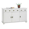 APOTHEKERKOMMODE COLMAR - Weiß, Holz (134/80/39cm) - IDIMEX