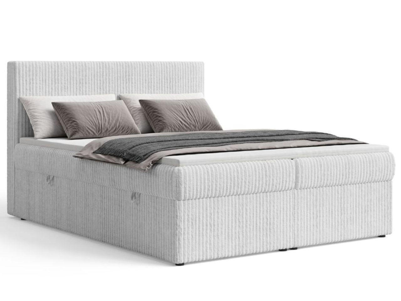 Graingold Boxbett Grau 140x200 cm