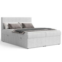 BOXBETT Brisa 180x200 Grau - Grau, Holz/Textil (180/200cm) - Graingold