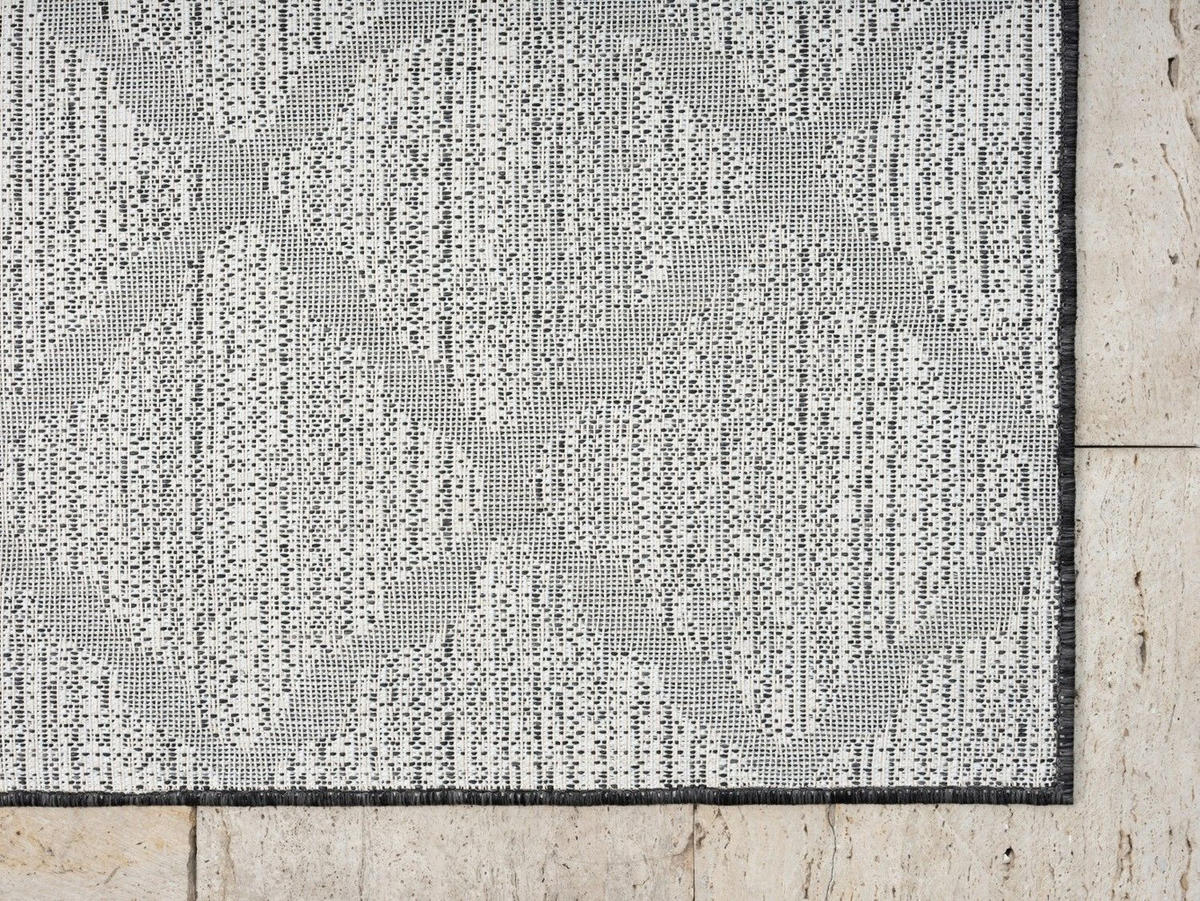 OUTDOORTEPPICH Bonnie Anthrazit,Hellgrau,Sandfarben 200/300 cm - Anthrazit, Textil (200/300cm) - My-Rug