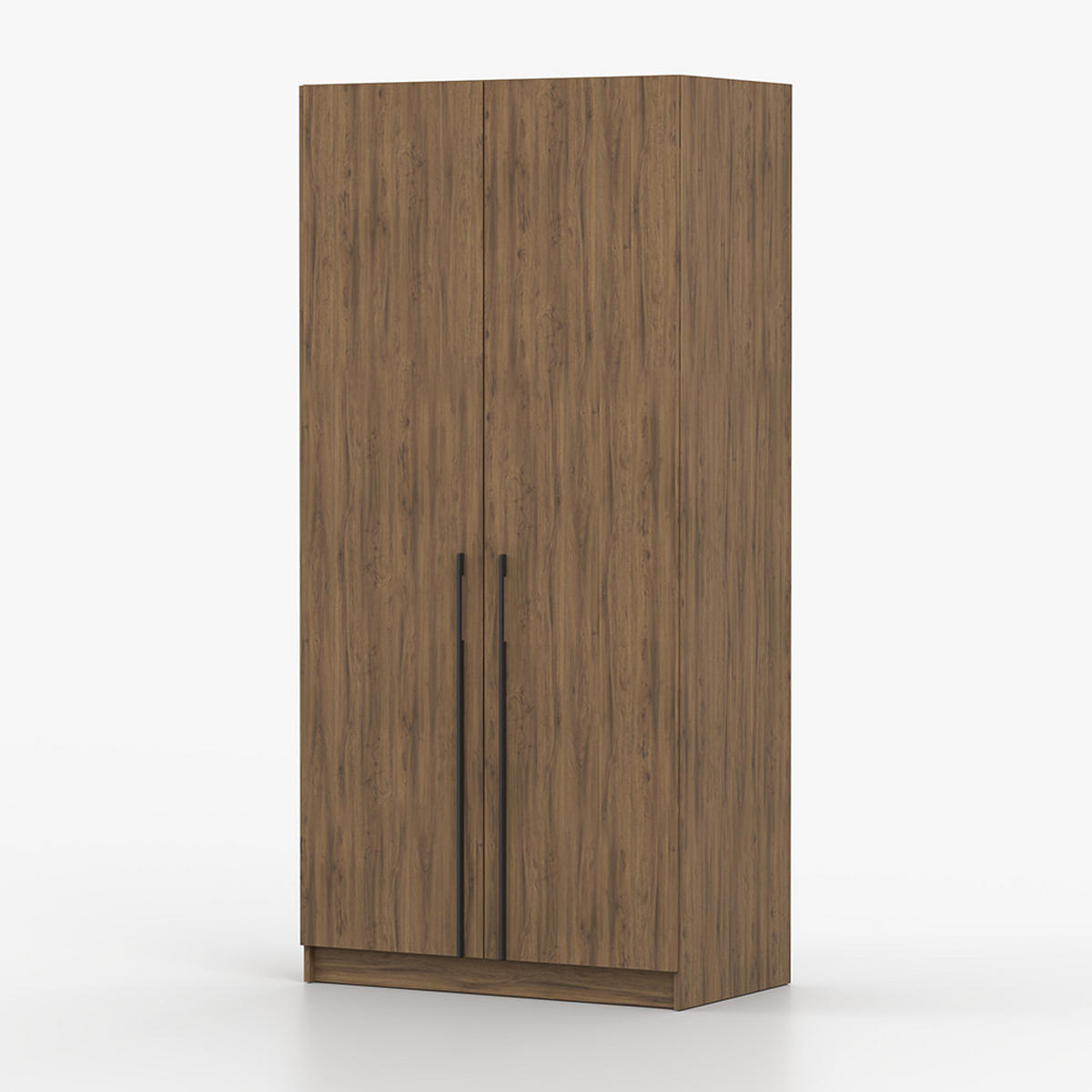 SCHRANK mit Schwenktüren ROSA III 2D 100/210/55, 2-türig, Nussbaum - Nussbaumfarben, Holzwerkstoff (100/210/55cm) - imoebel24