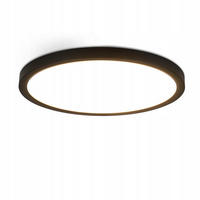 LED-DECKENLEUCHTE Emerson 30/30/3 cm - Schwarz, Kunststoff (30/30/3cm) - Nettlife
