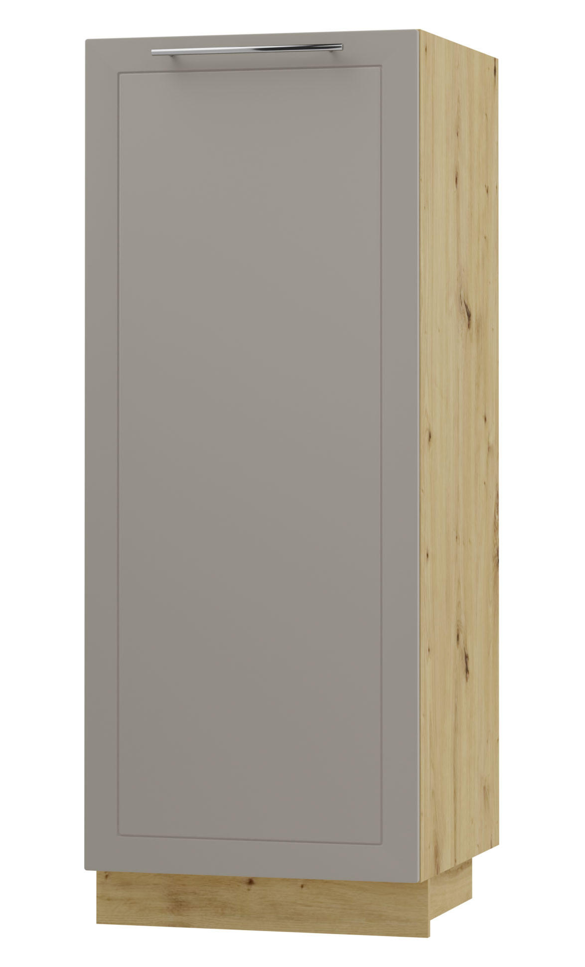 GESCHIRRSCHRANK Kvantum D5D/60/154 Beige Matt / Eiche Artisan Matt 60 / 59 / 154cm - Beige/Eiche Artisan, Holz/Holzwerkstoff (60/154/59cm) - Feldmann-Wohnen