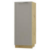 GESCHIRRSCHRANK Kvantum D5D/60/154 Beige Matt / Eiche Artisan Matt 60 / 59 / 154cm - Beige/Eiche Artisan, Holz/Holzwerkstoff (60/154/59cm) - Feldmann-Wohnen