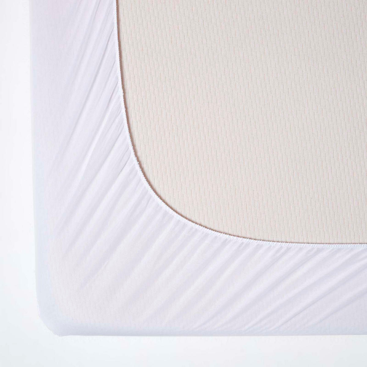 ALLERGIKER-MATRATZENSCHONER 180/200 cm, antiallergisch & antibakteriell - Weiß, Textil (180/200cm) - Homescapes