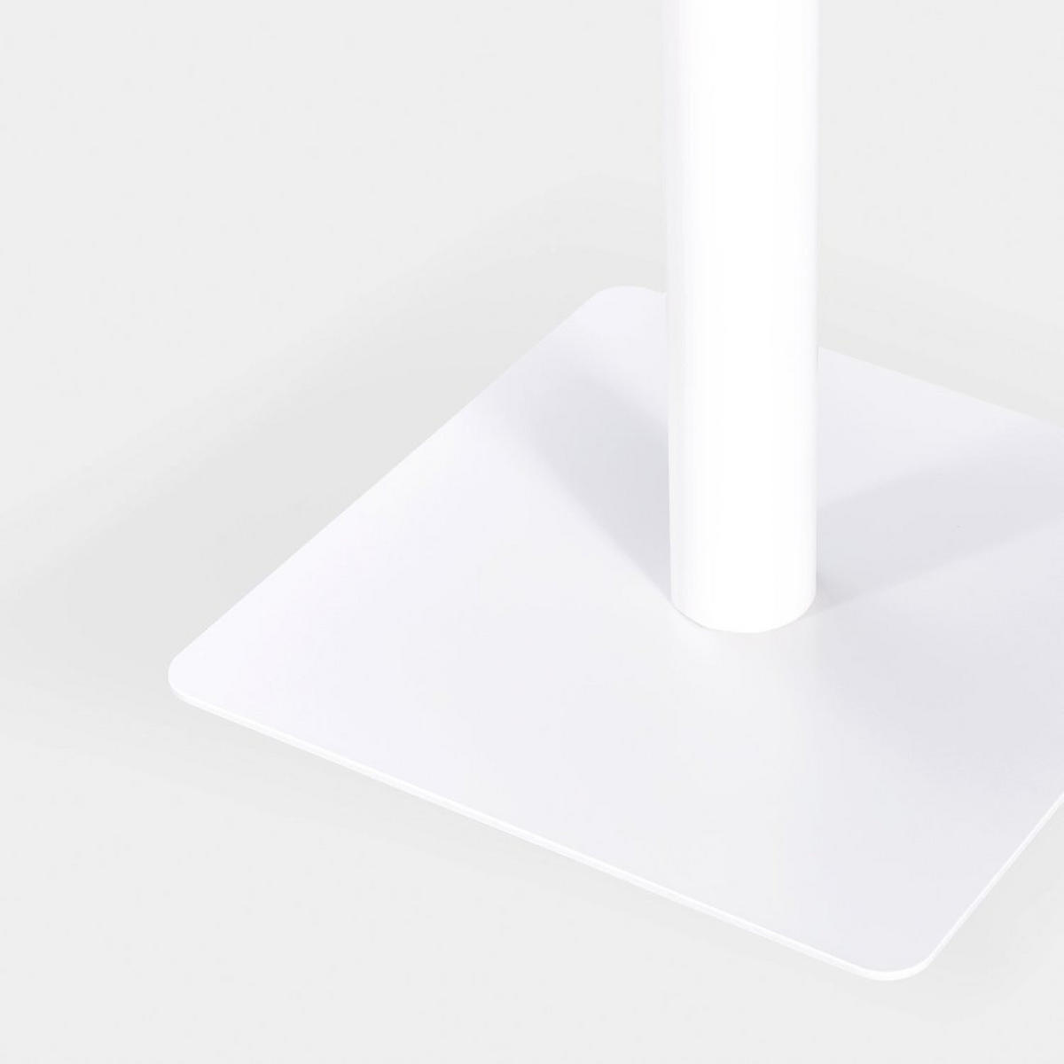 ESSTISCH Thule Weiß 70 cm x 76 cm - Weiß, Metall (70/70/76cm) - Klast Home