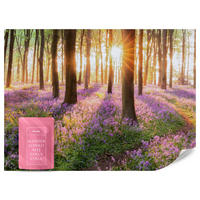 FOTOTAPETA Les Kvety Východ Slnka Krajina 3D 400 x 280 cm - oranžová/hnedá, papier (400/280cm) - Muralo