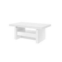 COUCHTISCH rechteckig Weiß Hochglanz 120/50/70 cm - Weiß Hochglanz, Holzwerkstoff (70/120/50cm) - designimpex